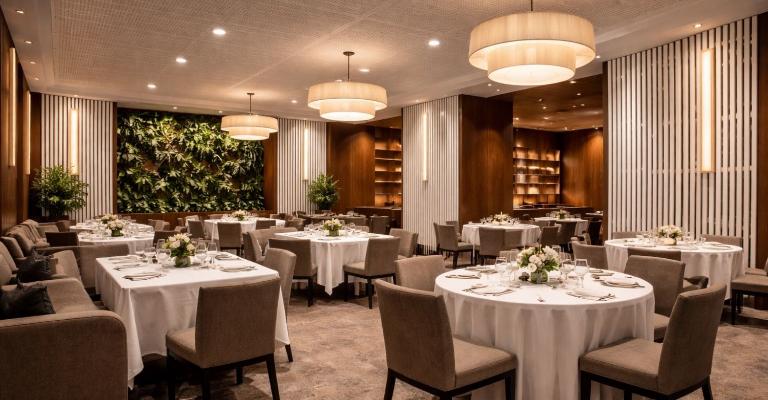 Restaurant acoustic treatment